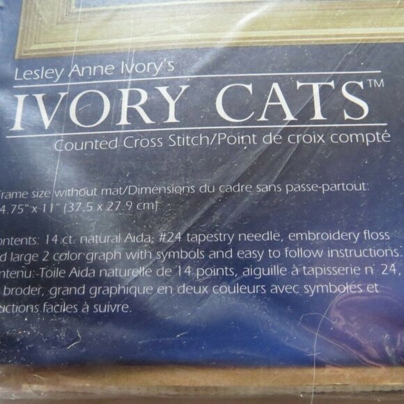 Counted Cross Stitch Kit by Ivory Cats Gemma - Picture 3 of 7